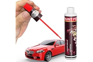DEPINO Touch Up Paint Pen for Cars Scratch Removal Repair, Wheel Fill Paint Pen Black/White/Multi-color Optional for Various cars (Red)