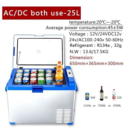 SMEARTHYB Refrigerador del Refrigerador del Coche del Compresor ...