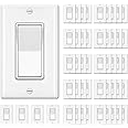 15A 120/277V Rocker Wall Switch In White, UL Listed - Foto 10