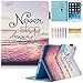 Dteck PU Leather Multi-Angle Folio Stand Smart Case for iPad 9.7 Inch (2018/2017, Air 2/Air 1, 5th/6th Gen) with Auto Sleep/Wake Feature