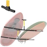 GanFindX Kayak Ceiling Storage Rack Adjustable Ceiling Hanger | Heavy Duty Garage Overhead Storage for 2 Kayaks, Paddle Boards and Surfboards with Space Saving Design
