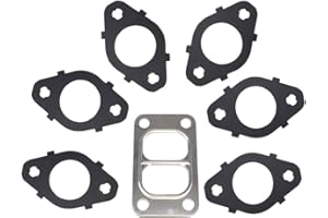 AIB2C 1045986 Exhaust Manifold Gasket Kit for 1998-2007 5.9L 24-Valve Cummins