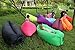 Air Sofa Outdoor Inflatable Lounger Hangout Compression Sleeping Bags Nylon Fabric With Carry Bags With Side Pocket