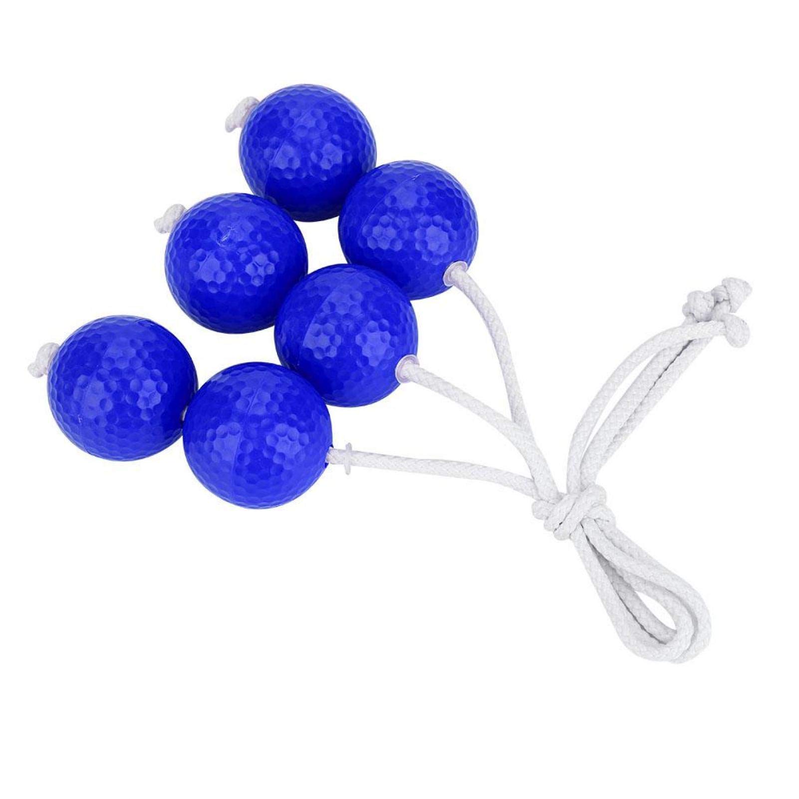 Demeras Ladder Ball 3 Pairs Toss Bolas Set Practice Training Sport Replacement String Balls Blue and Red