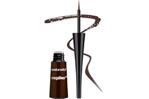 Wet n Wild 872A Megaliner liquid eyeliner, 0.12 Fl Oz, Dark Brown