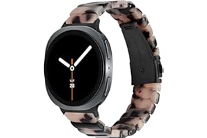 Miimall Compatible with Galaxy Watch 8 40mm 44mm/Galaxy Watch 8 Classic Resin Band, Wristband Replacement Strap for Galaxy Wa