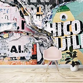 BRAND_NAMEWall Mural Creative Graffiti Background Removable