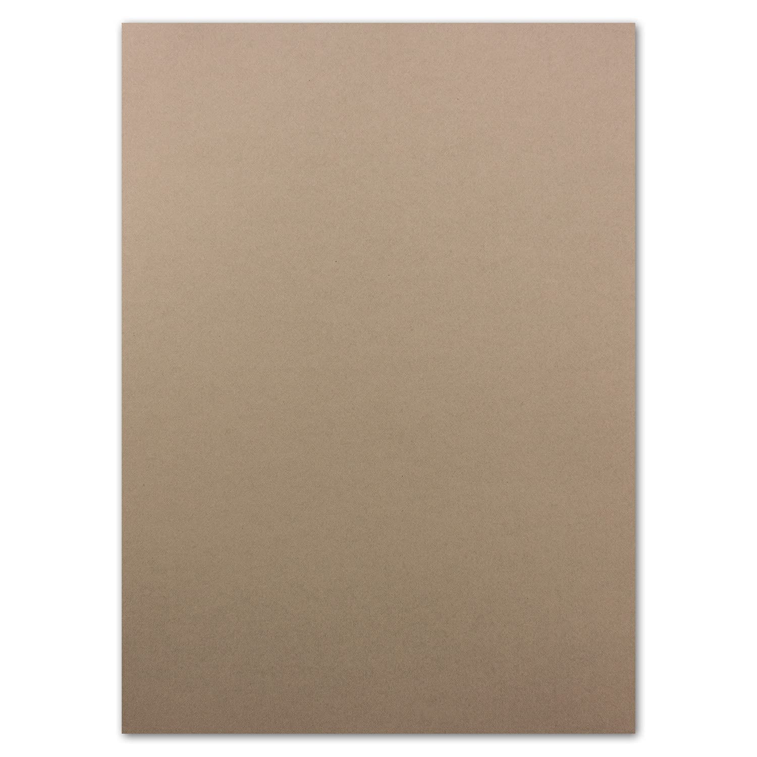 50x DIN A4 paper - Cappuccino (brown) - 110 g m² - 21 x 29.7 cm - craft sheet construction paper photo cardboard craft paper stationery - FarbenFroh