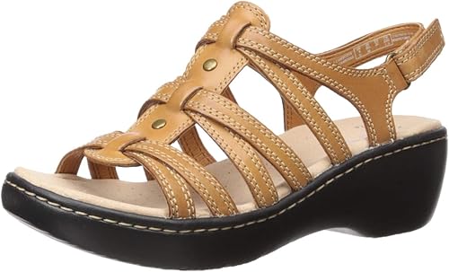 clarks delana curve wedge sandal