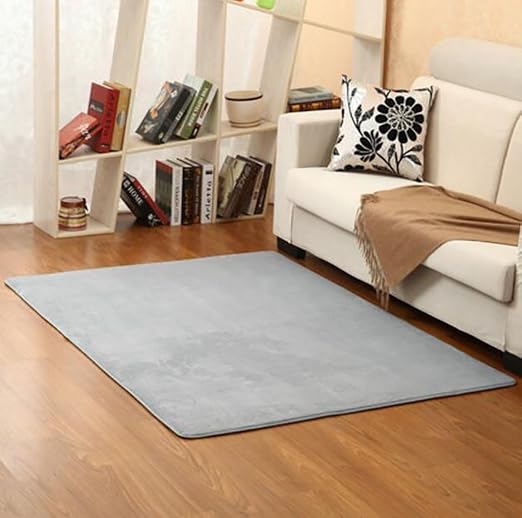 Amazon De Ditan Wu Teppichmatte Waschbar Korallen Vlies Teppich