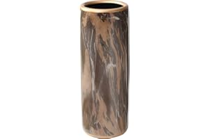 HOZUSO Marble Pattern Umbrella Stand Umbrella Contemporary Bucket Umbrella Rack Barrel Floor Vase Modern Style for Storing Canes Walking Sticks for Entryway Porch Indoor 24‘’High