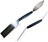Toolzone 2pc Plastering Filling Small Tool Set Plastic Handles Stainless Steel view 2