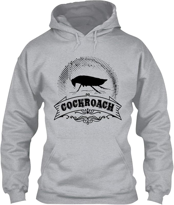 Vintage Style Cockroach Adult Hoodie Sweatshirt for Men