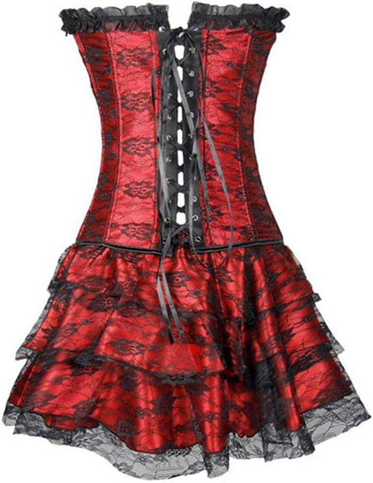 Amazon ぴゅありぼん 大きいサイズ ワンピース レース コルセット スカート ビスチェ ドレス 男の娘 メンズ対応サイズ Xxl Tokyo Goods Market コスプレ 仮装 通販