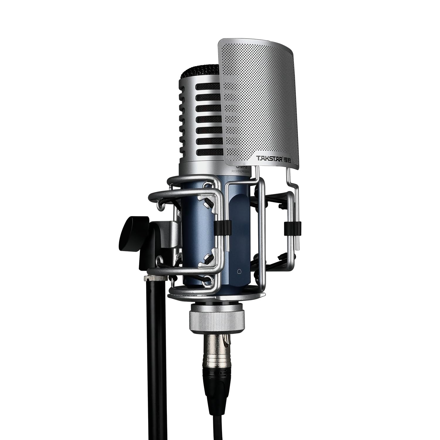 Photo 1 of TAKSTAR SM-9 Professional XLRMicrophone, 34mm Large Diaphragm Recording Cardioid Condenser Microphone with Shock Mount Perfect for Studio/Podcasting/Live-Streaming/Vocal/Instrument Recording