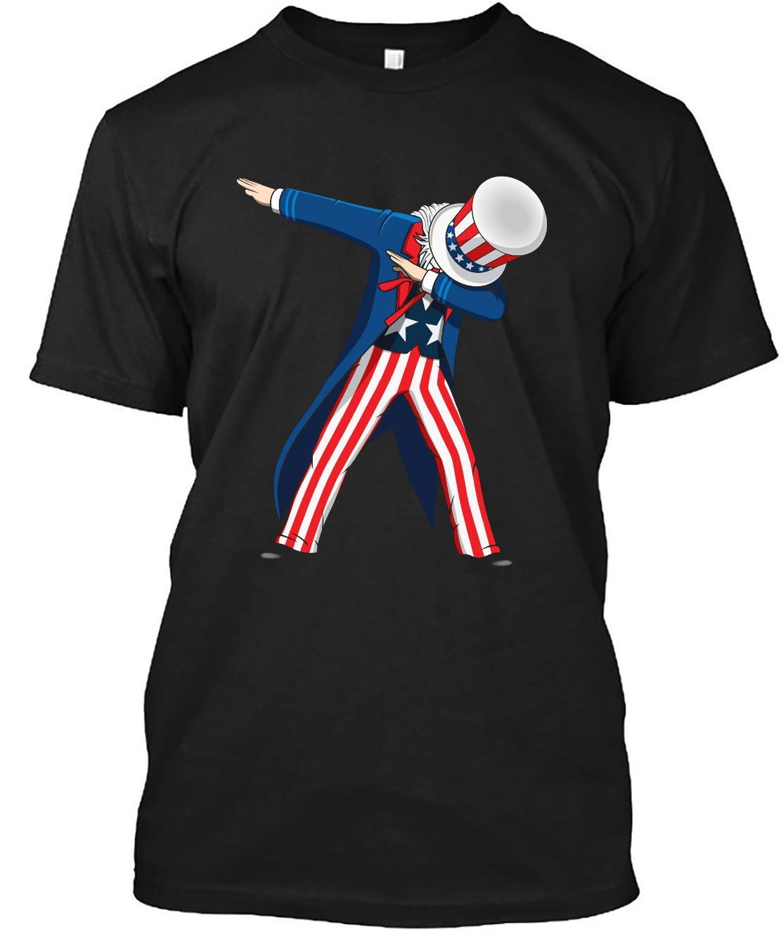 Funny Dabbing Uncle Sam 4th Of July 93 For Unisex T Shirt