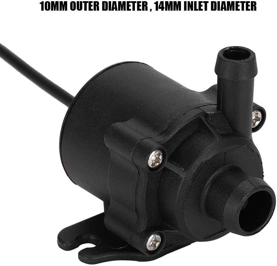 12V DC Micro Water Pump, 300L / H 1800 RPM Brushless Water Pump, Mini