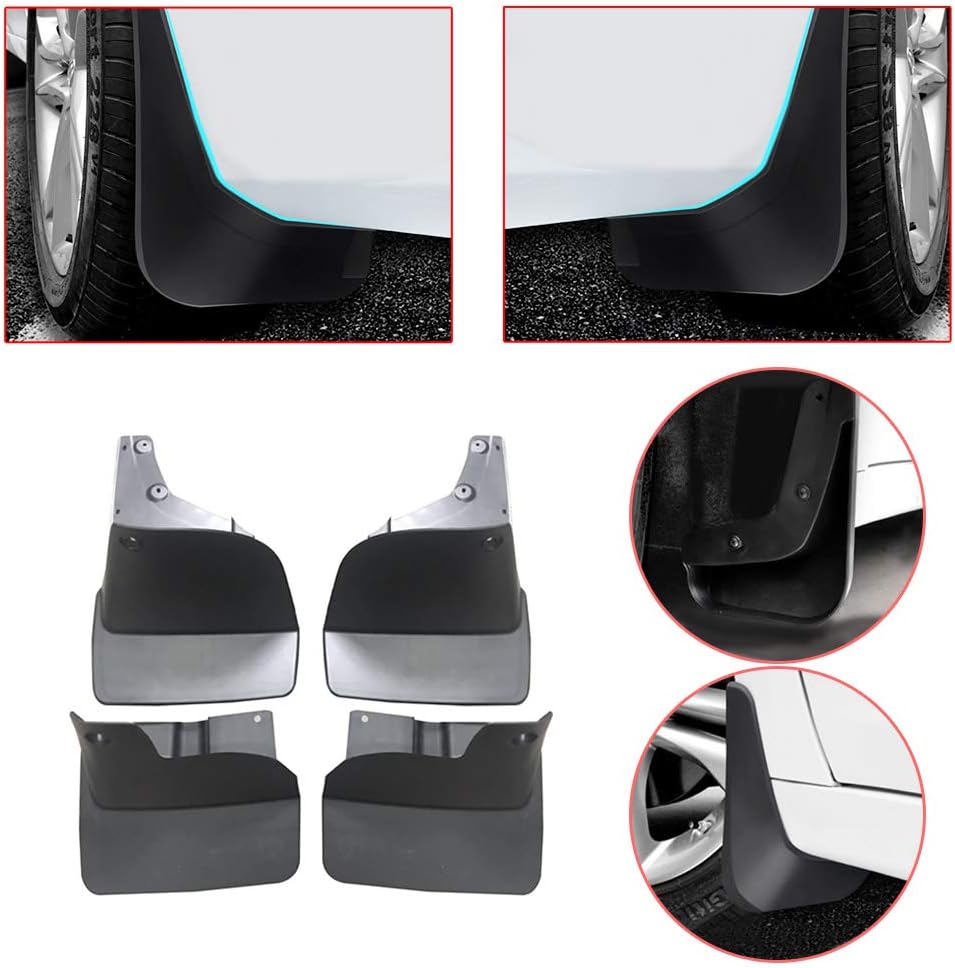 saitake Car Mud Flaps for Toyota Land Cruiser LC100 2007-2012 Car Wheel Custom Mudflaps Front Rear MudGuards Premium Heavy Duty Car Fender 4PCS