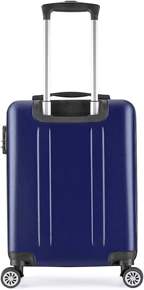Valigie e set da viaggio Trolley valigia 55cm bagaglio a mano ABS 40L 2.4kg super  leggera 8 ruote rigida urban-earth.co.uk