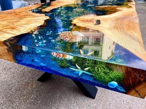 Personalized Large EPOXY Table, Resin Dining Table for 2, 4, 6,