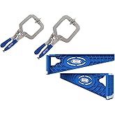Kreg Drawer Slide Jig & 3" Face Clamps - for Cabinets, Drawers, Desks & More - Easily Install Cabinet Slides - Set of 2 KHC-P