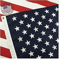 American Flag: 100% Made in USA Certified by Grace Alley. 3x5 Ft US Flag Strong, Long Lasting, and Durable with Brass…