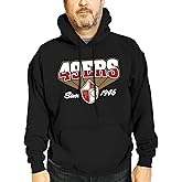 Team Fan Apparel NFL Adult Unisex Vintage Block Ultra Soft Fleece Hooded Sweatshirt, Officially Licensed Football Performance