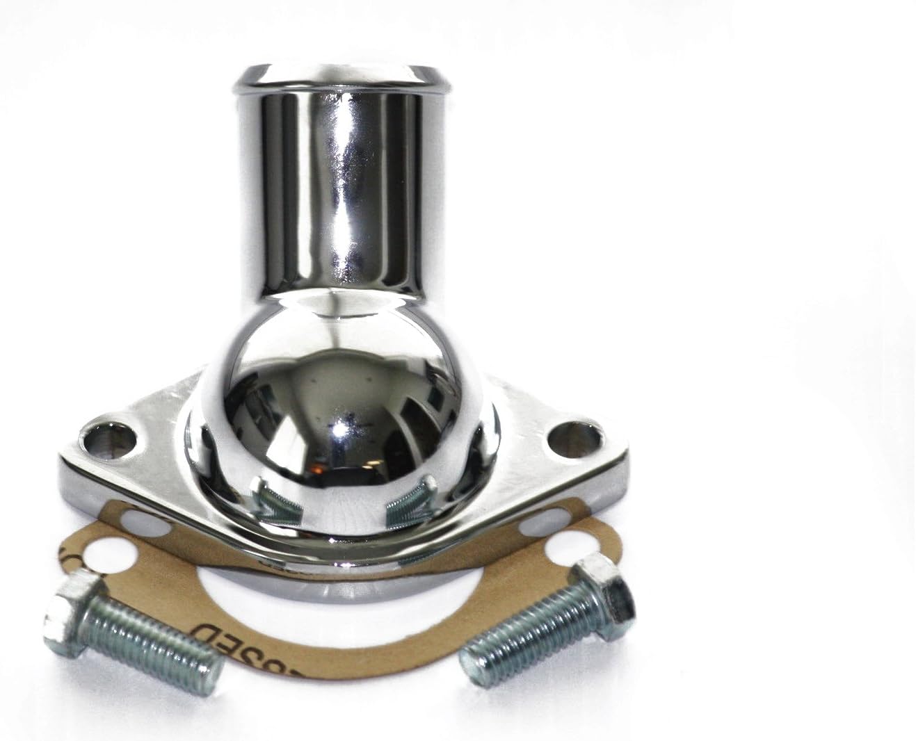 SBC/BBC Chrome Water Neck Thermostat Housing Outlet Chevy Straight