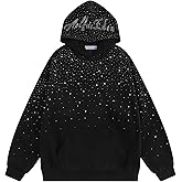 Aelfric Eden Rhinestone Hoodies Men Women Diamond Hooded Sweatshirt Fashion Luxury Casual Streetwear Unisex Hoodie Pullover