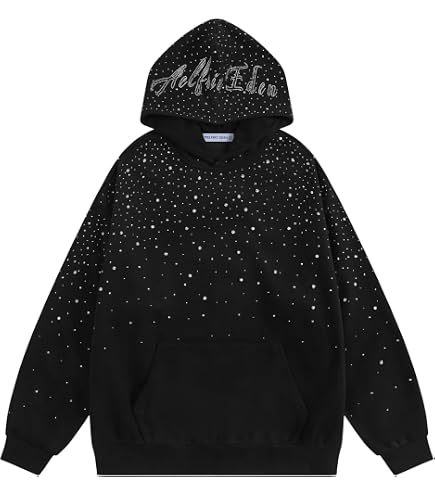 Amazon.com: BAIMORE Unisex Street Y2K Rhinestone Teeth Spider Web