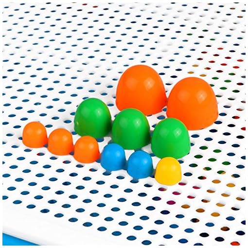 Puzzle Pegboard Sunsbell 296pcs Mushroom Nails Jigsaw Puzzle for Children - Image 7