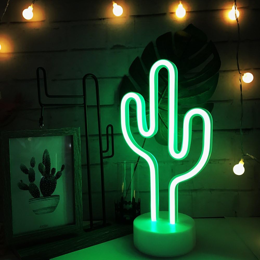 neon table lamp