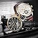 BINSSAW Mens Mechanical Automatic Watches for Men Tourbillon Luxury Leather Sport Man Watch Relojes de Hombre