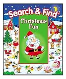 Hardcover Search and Find Christmas Fun Book