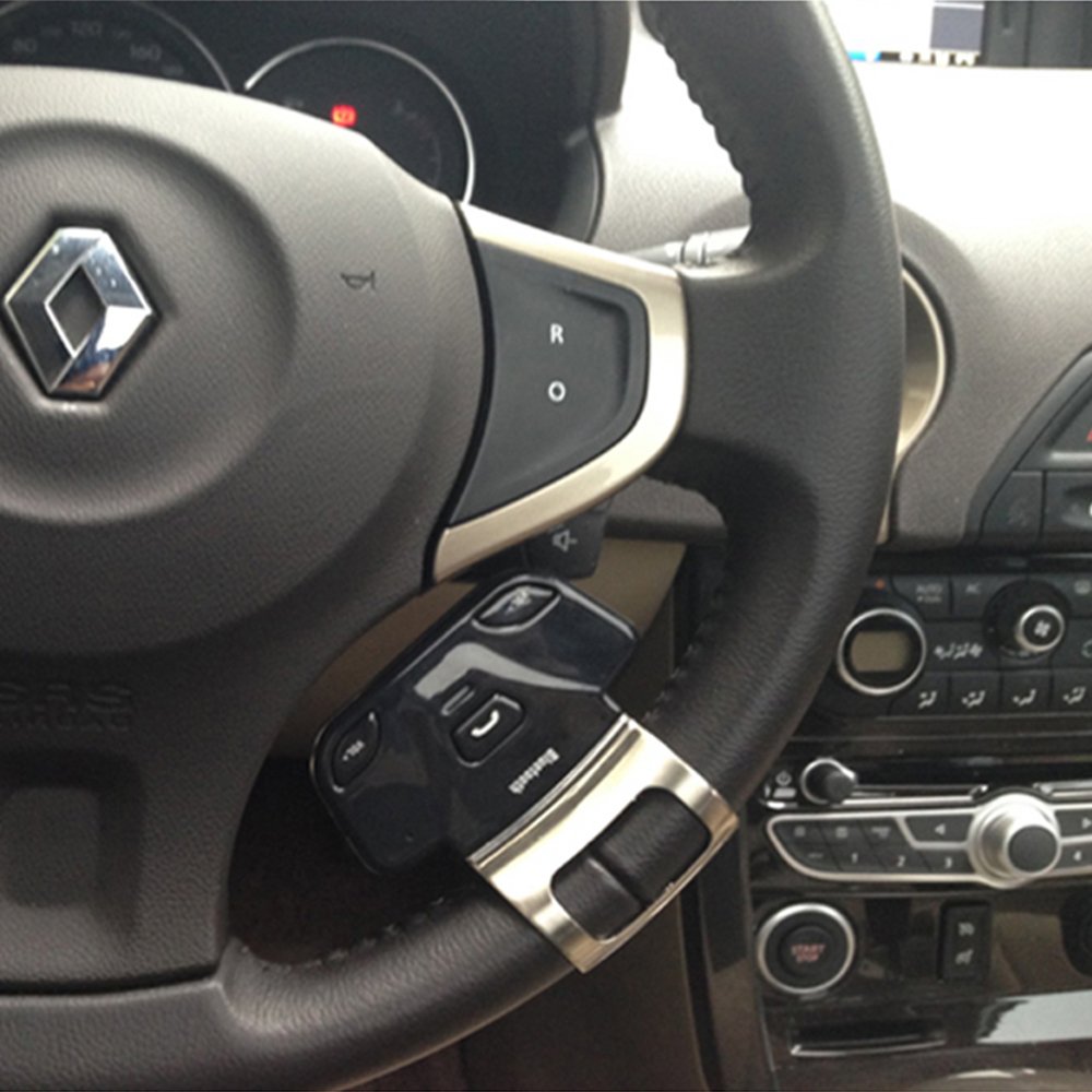 BreaDeep Steering Wheel Bluetooth Handsfree Speakerphone Car Kit-Support to connect 2 mobile phones-White