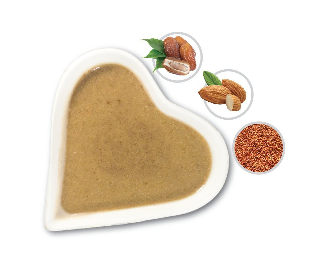 ragi almonds and dates porridge