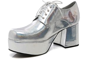 Ellie Shoes Mens Platform, Slvh, Small US