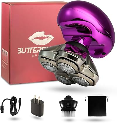 Skull Shaver Butterfly Kiss PRO Women’s Electric Razor Purple