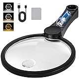 NUEYiO 5.2 Inch Large Rechargeable Magnifier with