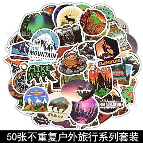 Aohua 50 Viaje Exterior Grafiti Pegatinas Coche Pegatinas Amazonas ...