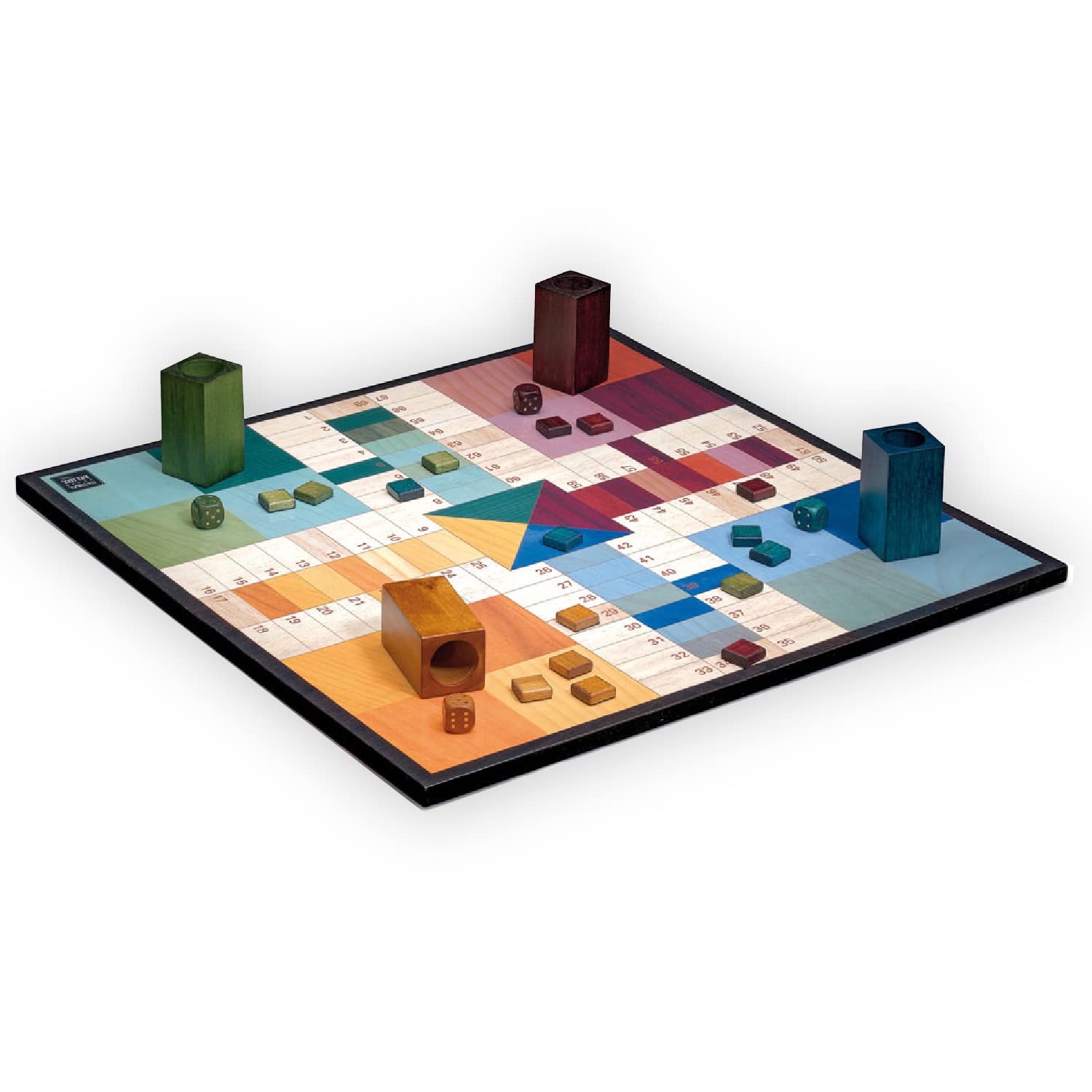 Cayro Parchis - Spanish Ludo Board with Accessories