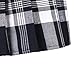 Women's Elastic Waist Plaid Pleated Skirt Tartan Skater School Uniform Mini Skirts (Small, Series 1 White)