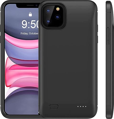iCatchy Battery Case for iPhone 11, 8200mAh Extended Portable