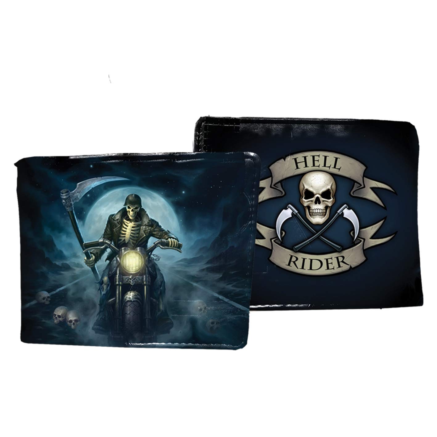Nemesis Now Hell Rider James Ryman Wallet 10cm Black, PU