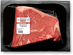 Amazon Grocery, Beef Loin T-Bone Steak, Bone-In, USDA Choice, Weight Varies
