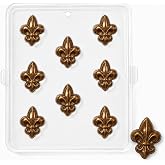 Candy Molds N More Fleur de Lis Chocolate Candy Mold, Model 188