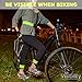 Mr Visibility Reflective Safety Gear Set | Reflector Bands + Reflective Belt + Hi Vis Baseball Cap | Made of Silver Tape High Visibility for Running Gear, Walking, Biking | Adjustable & Lightweight