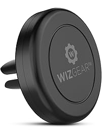 WizGear Universal Air Vent Magnetic Phone Car Mount Holder with Fast Swift-Snap Technology for Smartphones and Mini Tablets, Black