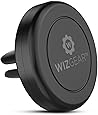 WizGear Universal Air Vent Magnetic Phone Car Mount Holder with Fast Swift-Snap Technology for Smartphones and Mini Tablets, Black
