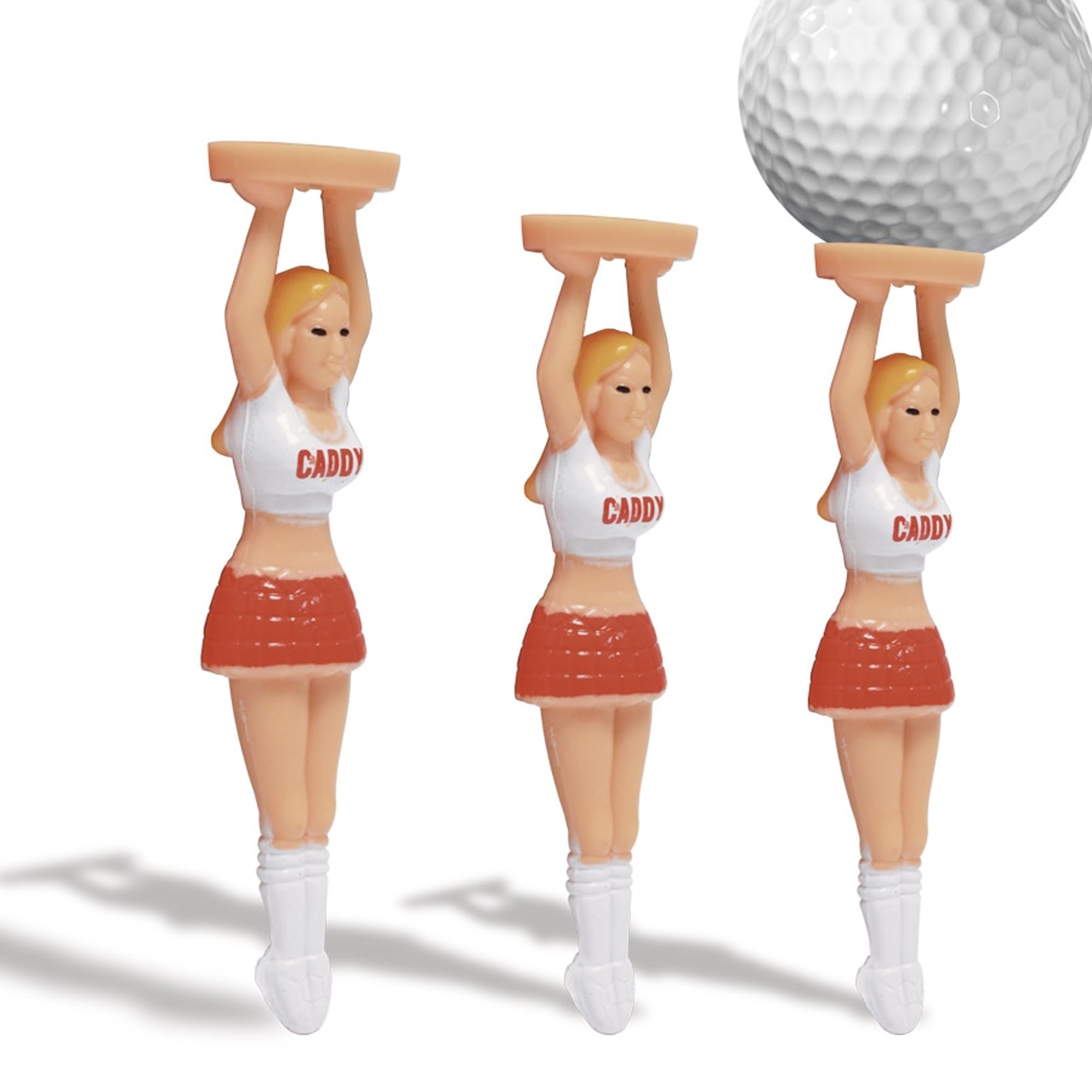 Long Ridge Caddy Golf Tee (Pack of 3) - Pink